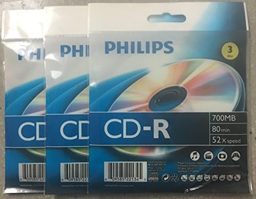 Philips 700 MB C-д-р Фолија Заврши 3 Pack (CR7D5NZ03/27)