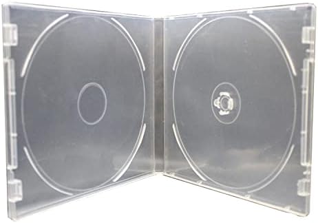8 mm Поли на Пластика CD скапоцен камен Случаи Стандард Една Јасна CD/DVD Случај Јасно Фах Мат скапоцен камен Случај DVD