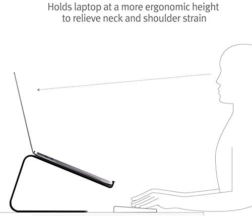 Дванаесет Јужна Крива за MacBooks и лап-топ компјутери | Ергономски десктоп ладење се залагаме за дом или канцеларија (мат