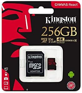 Професионални MicroSDXC 256GB Работи за Канон VIXIA HF R32Card Обичај Потврдена од страна на SanFlash и Кингстон. (80MB/s)