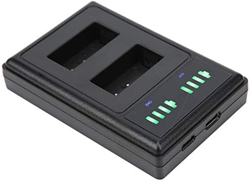 Микро/Тип‑C Двојна Порта Камера Дуплото Прикажување Двојна Приклучете го Полначот за EN‑EL20 Батеријата