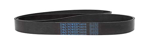 D&D PowerDrive 220J3 Поли V Појас, 0.28000000000000003 Ширина, Гума