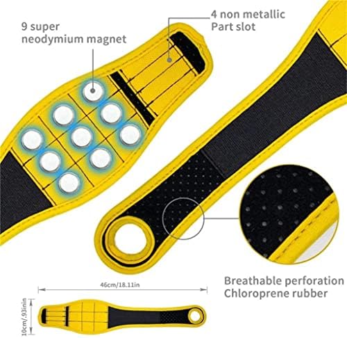 FENXIXI Магнетни Wristband Пренослива Торба Електричар врвката за на Појас Ноктите Вежба Битови Вшмукување Држи Поправка