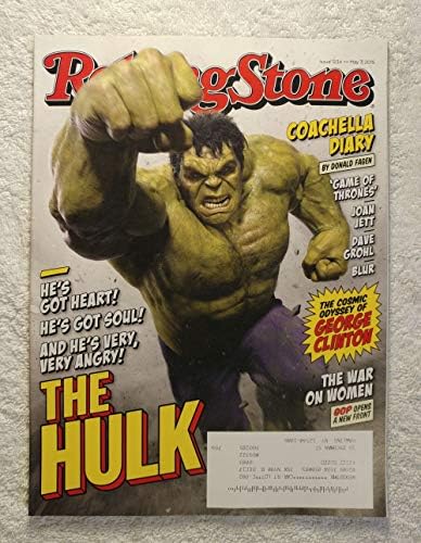 The Incredible Hulk - Ролинг Стоун Магазин - 1234 - 7 Мај 2015 - Космичките Одисеја на Џорџ Клинтон, Coachella, Џоан Jett