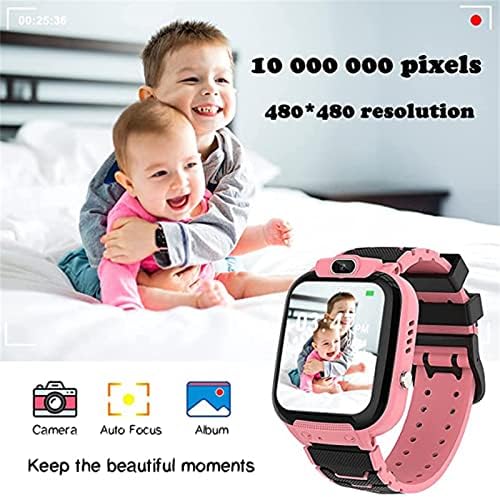 hhscute Smart Watch,Smart Watch за Деца 8-12 Деца Паметни Часовници Паметни Часовници за Деца 1.54-инчен HD Екран Деца
